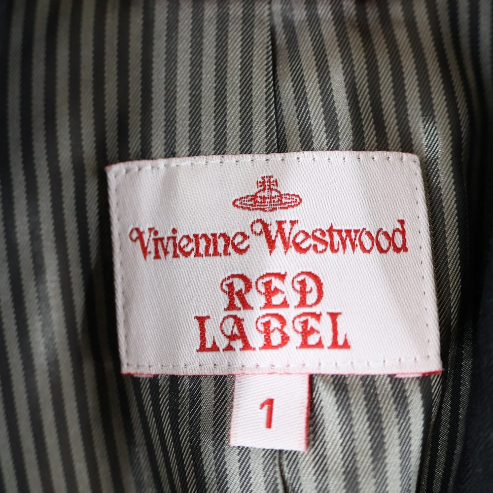 Vivienne Westwood Red Label(ヴィヴィアンウエストウッドレッドレーベル) オーブボタン ショルカラー 2B ジャケット ブラック レディース 86001M