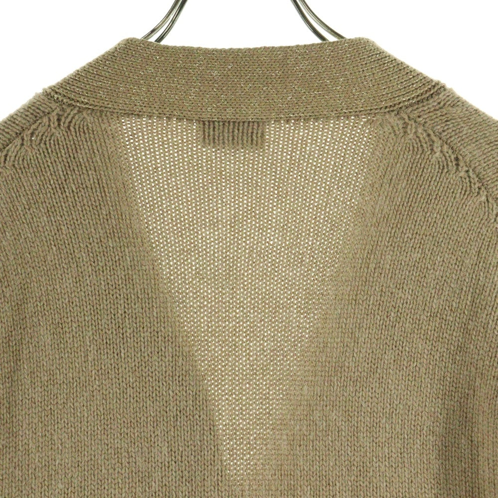 MONCLER(モンクレール) 20AW ラメ加工 カシミヤ混 ウールニットカーディガン ベージュ F20939B72110