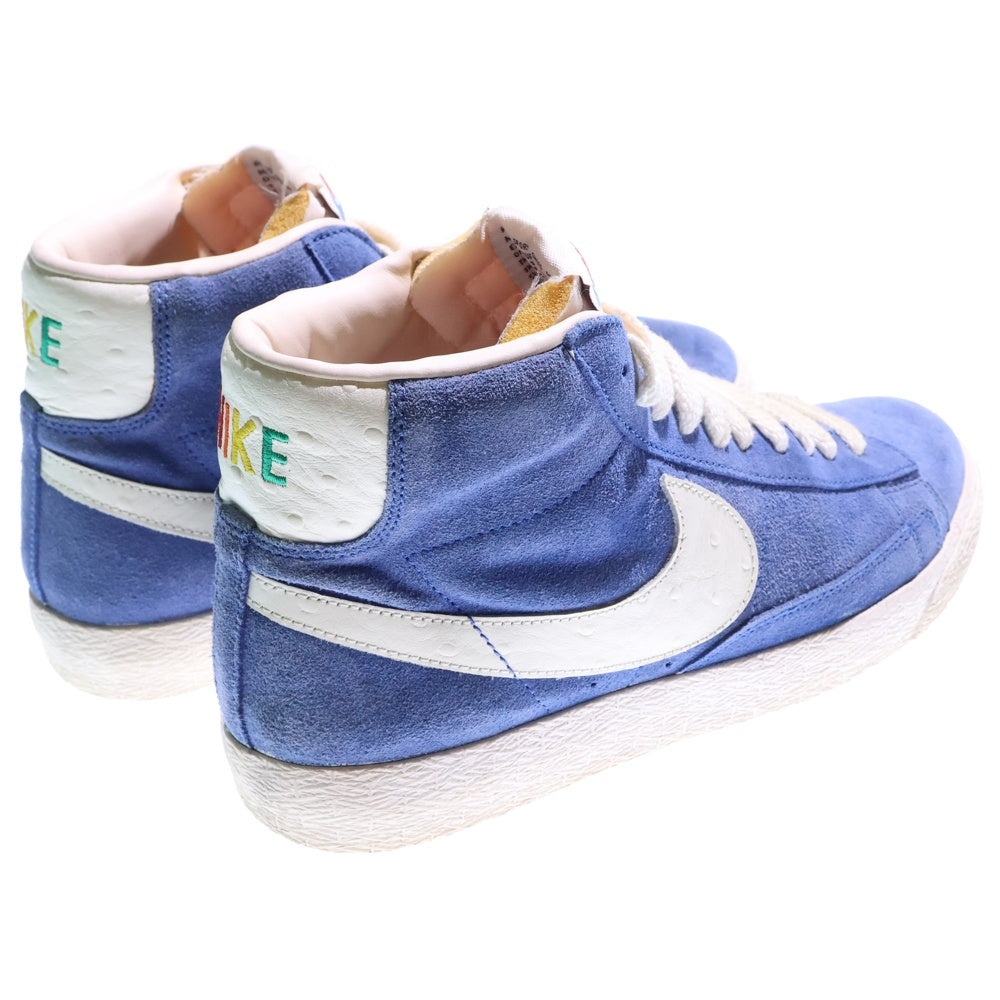 NIKE(ナイキ) BLAZER MID PRM VNTG QS ブレーザー ミッド ヴィンテージ ミッドカット スニーカー ブルー レディース US6.5/24.5 638322-401
