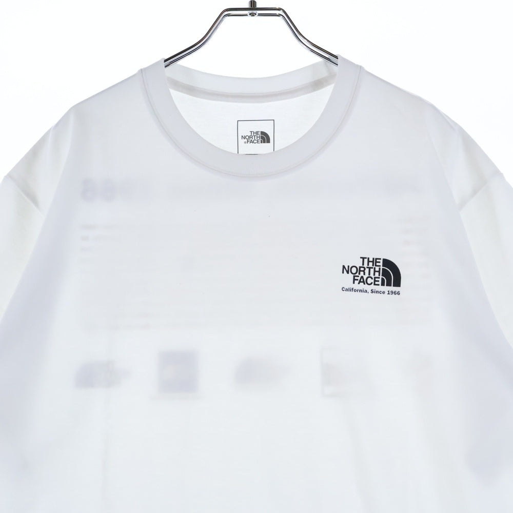 THE NORTH FACE(ザノースフェイス) S/S HISTORICAL LOGO TEE ヒストリカルロゴ プリント クルーネック 半袖Tシャツ カットソー ホワイト NT32332
