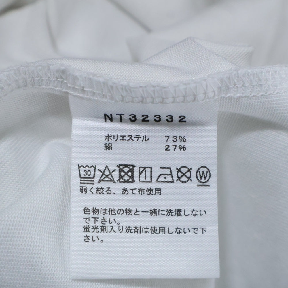 THE NORTH FACE(ザノースフェイス) S/S HISTORICAL LOGO TEE ヒストリカルロゴ プリント クルーネック 半袖Tシャツ カットソー ホワイト NT32332