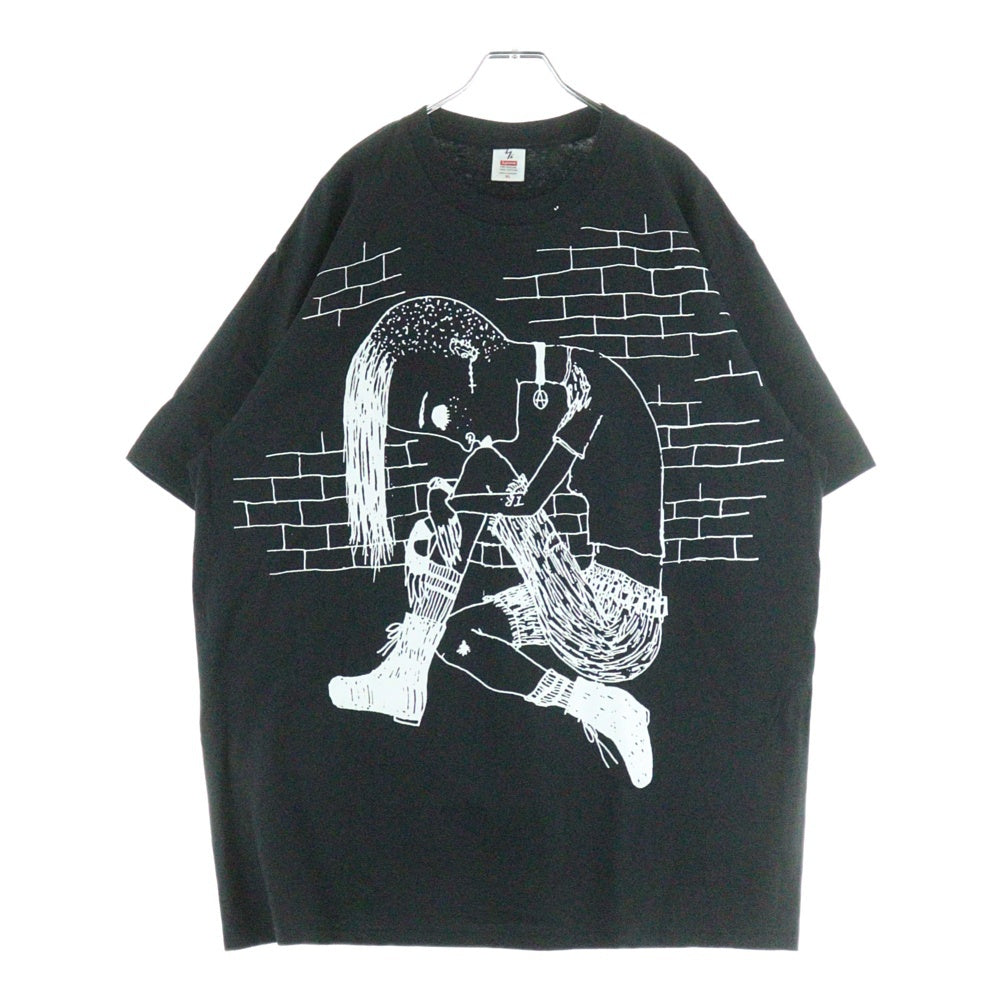 SUPREME(シュプリーム) 25AW ×Y's by Yohji Yamamoto Thinker Tee ワイズ ヨウジヤマモト シンカー プリント クルーネック 半袖Tシャツ カットソー ブラック