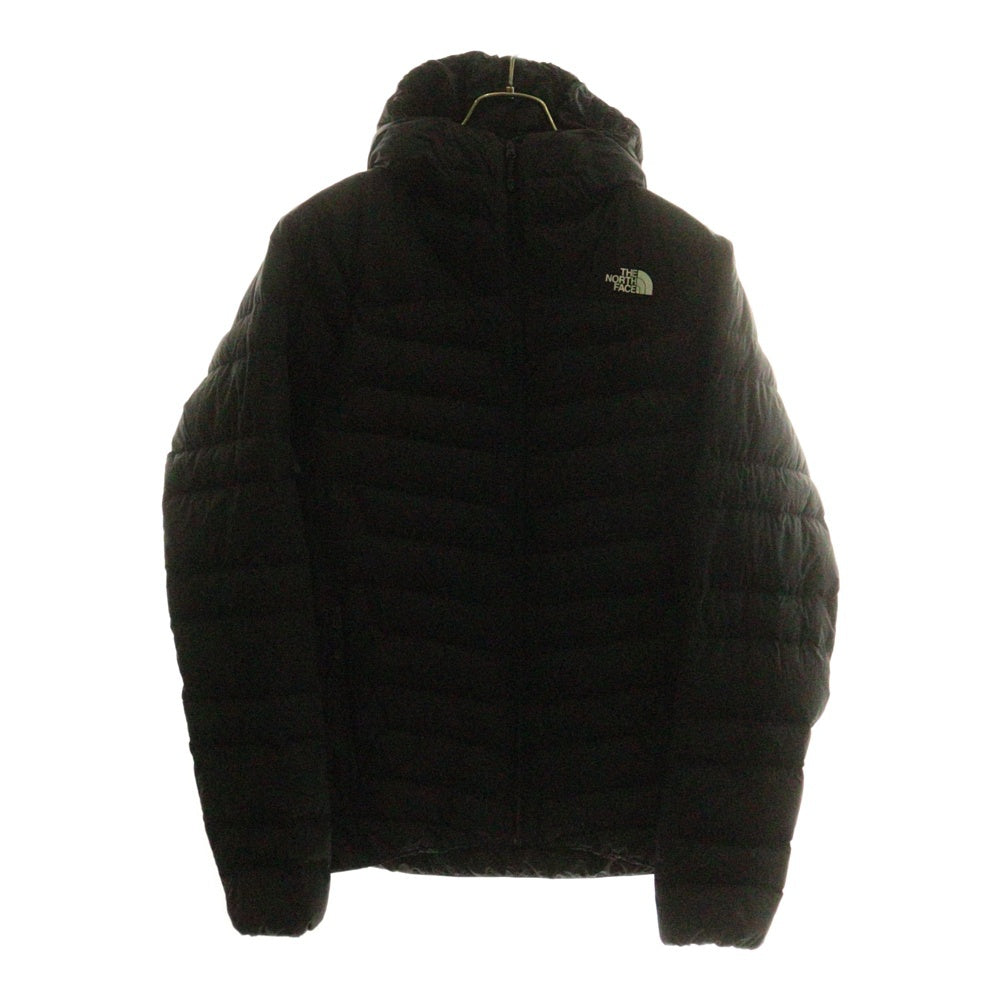 THE NORTH FACE(ザノースフェイス) THUNDER HOODIE サンダー ジップアップ ナイロン ライト ダウンジャケット ブラック NY82011