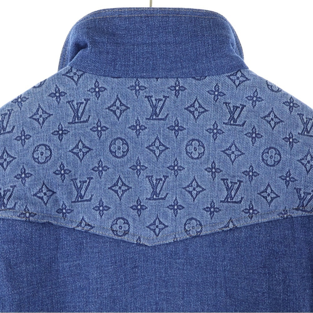 LOUIS VUITTON(ルイヴィトン) 23SS モノグラムパデッド デニムジャケット インディゴ RM231M SU0 HOB11E