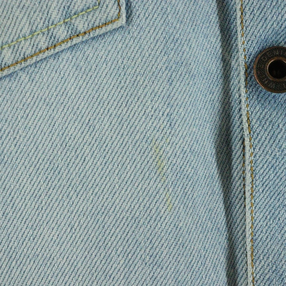 OFF-WHITE(オフホワイト) 14AW BRUSHED DENIM SHIRT バックアロープリント ブラッシュド デニム 長袖シャツ インディゴ OMGA014F6167057