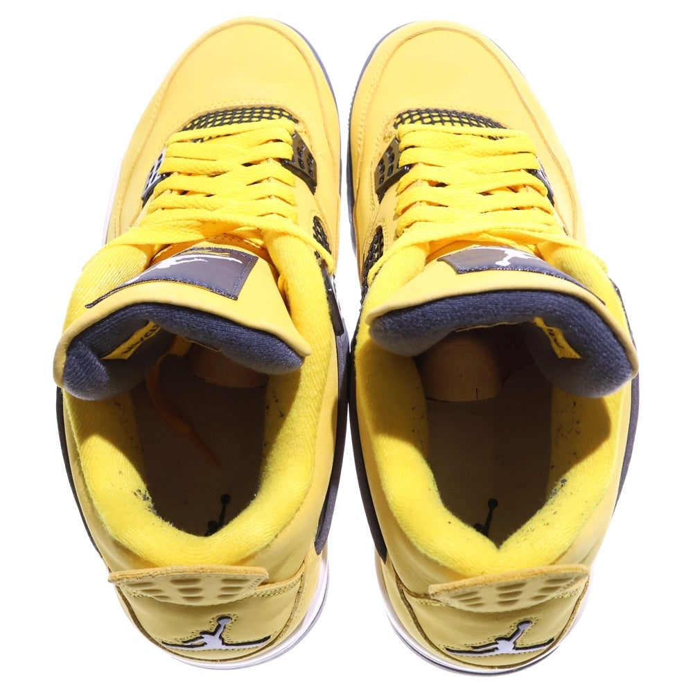 NIKE(ナイキ) AIR JORDAN 4 Tour Yellow エアジョーダン4 ツアーイエロー ハイカットスニーカー US10/28cm CT8527-700