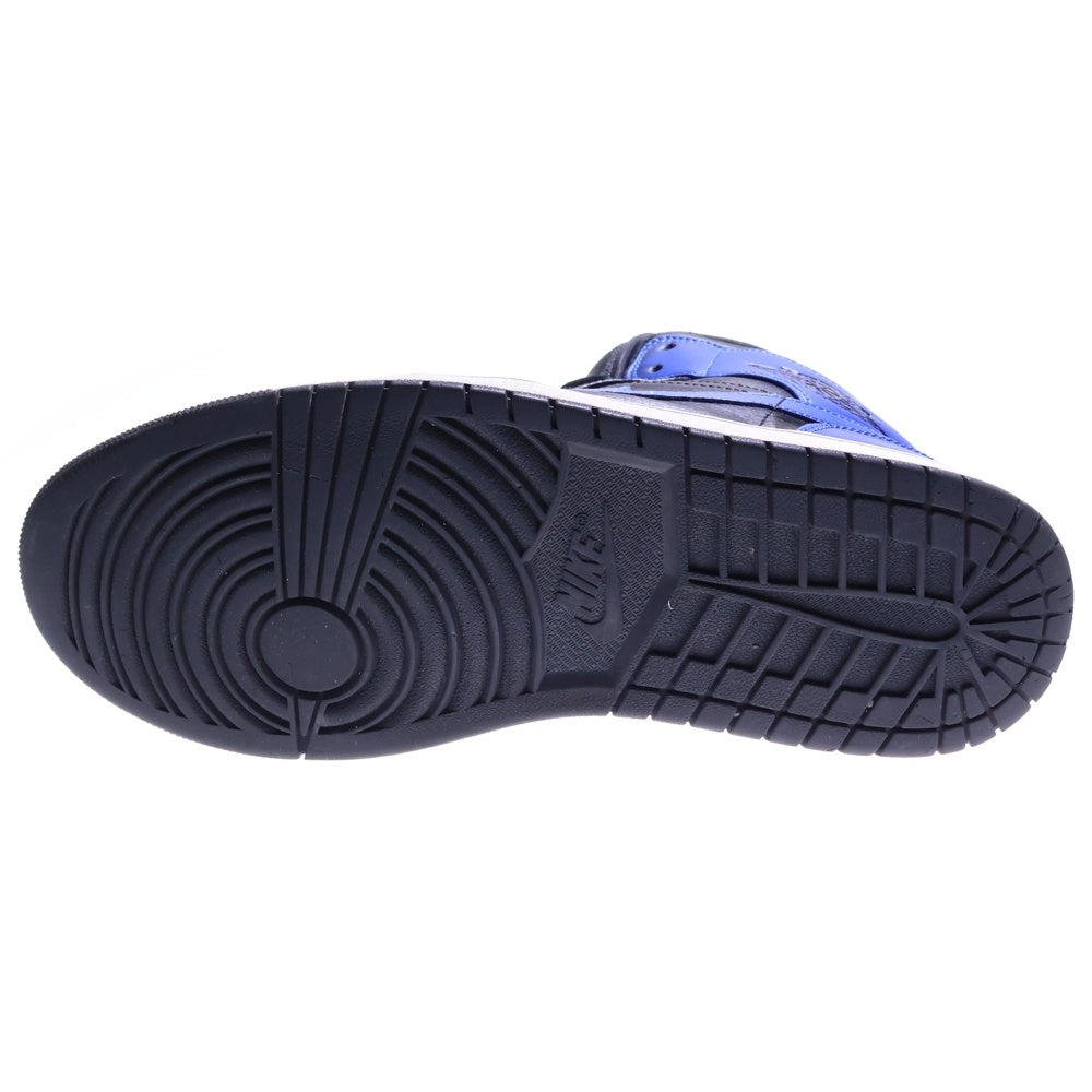 NIKE(ナイキ) AIR JORDAN 1 MID Hyper Royal エアジョーダン 1 ハイパーロイヤル ミッドカットスニーカー ブルー/ブラック US10.5/28.5cm 554724-077