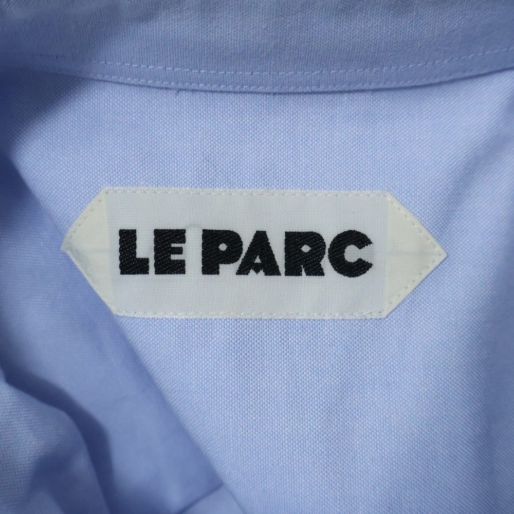 LE PARC(ルパルク) OXFORD OVER SHIRTS オックスフォードオーバーサイズ 長袖ボタンダウンシャツ ブルー 21-050-053-2310-1-0