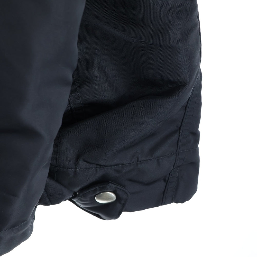 PHINGERIN(フィンガリン) 23AW FOLD BLOUSON HI-TWIL フォールドクシィジャケット ジップアップナイロンブルゾン ブラック PD-232-JK-021