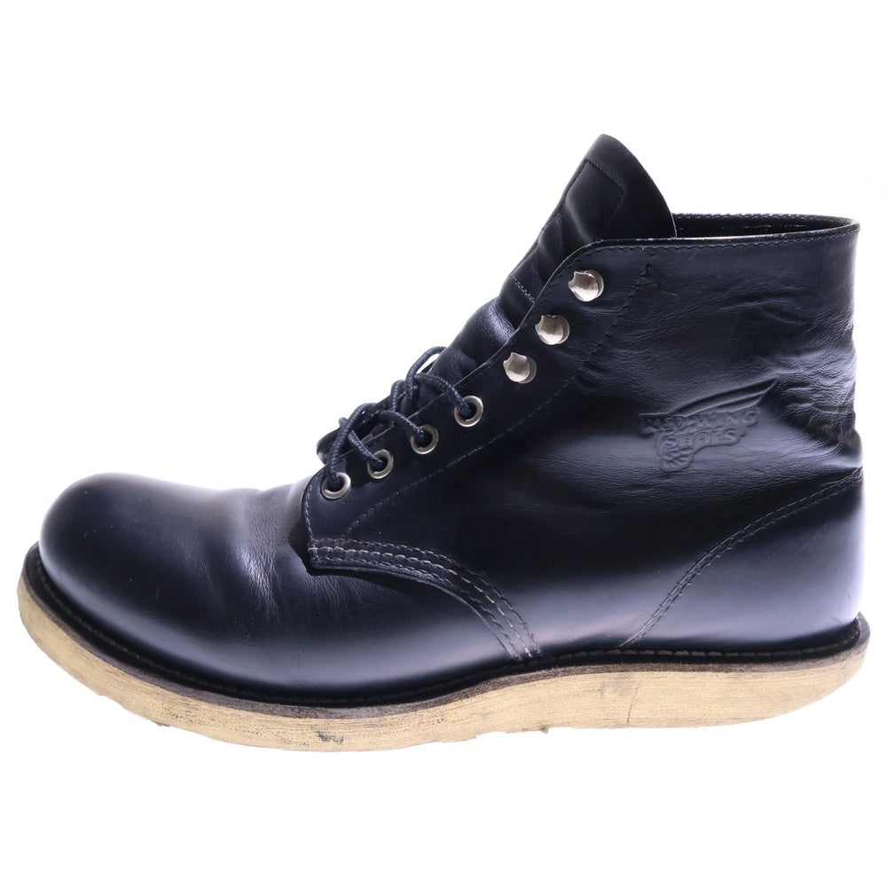 RED WING(レッド ウイング) 8165 6-inch Classic Round 6インチ クラシック ラウンドトゥ ワークハイカットブーツ ブラック