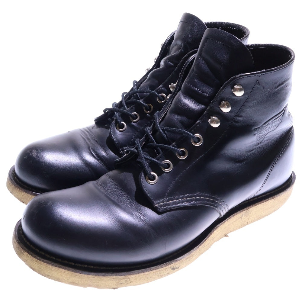 RED WING(レッド ウイング) 8165 6-inch Classic Round 6インチ クラシック ラウンドトゥ ワークハイカットブーツ ブラック