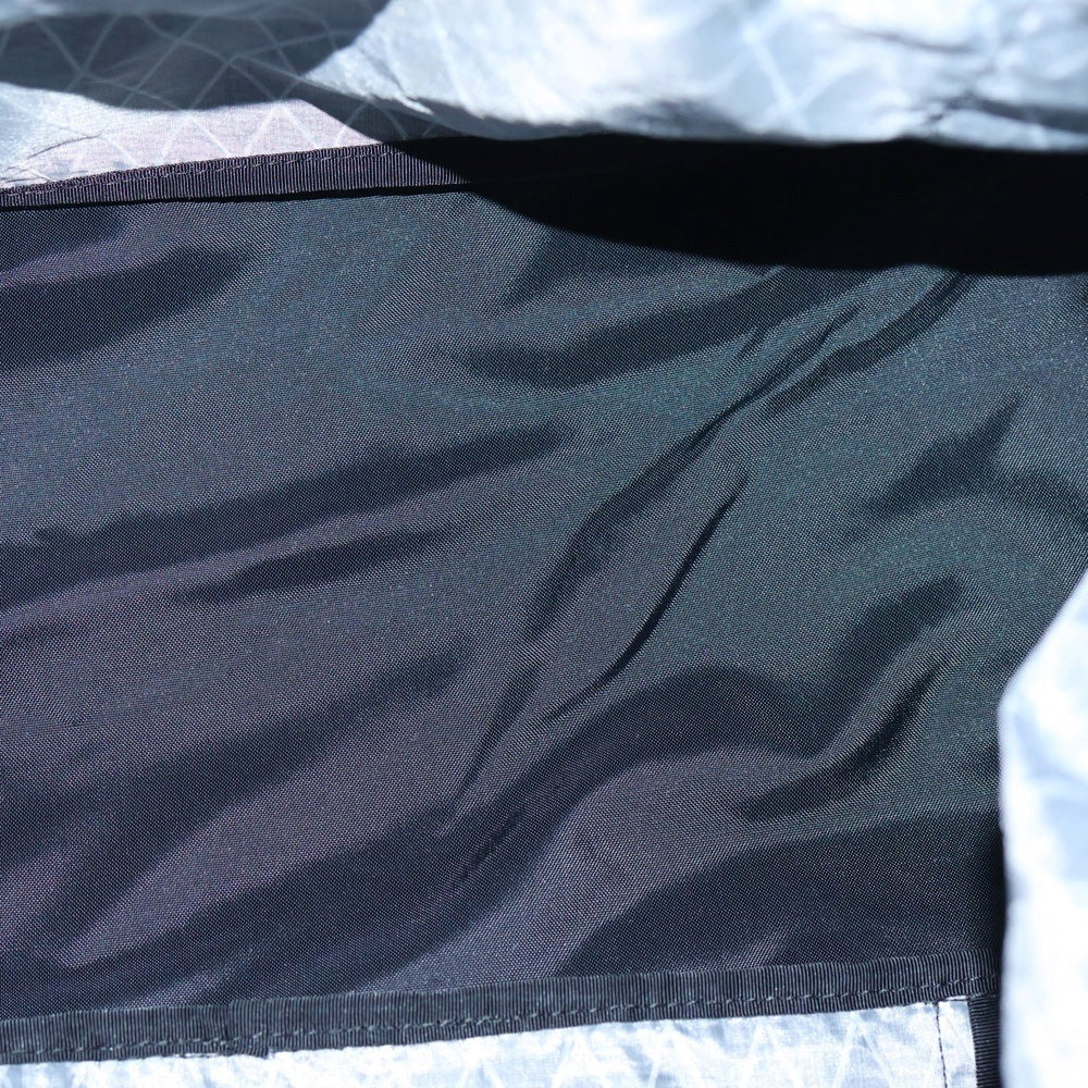 and wander(アンドワンダー) X-PAC 45L TOTE BAG ポリナイロン リフレクターロゴ トートバッグ ブラック 574-3975091