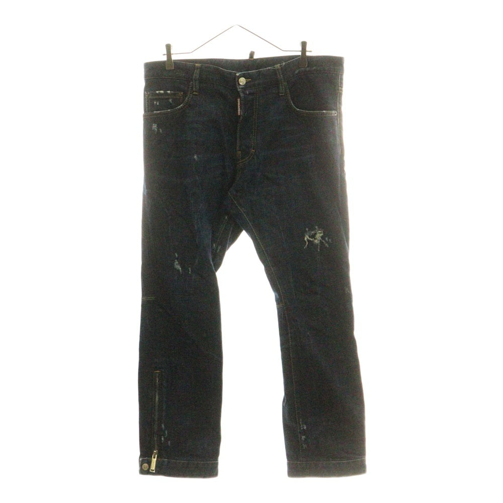 DSQUARED2(ディースクエアード) BIKER SKY JEAN バイカー スキニージーンズ デニムパンツ インディゴ S71LB0379