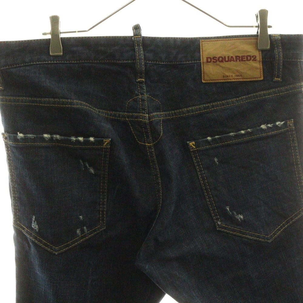 DSQUARED2(ディースクエアード) BIKER SKY JEAN バイカー スキニージーンズ デニムパンツ インディゴ S71LB0379