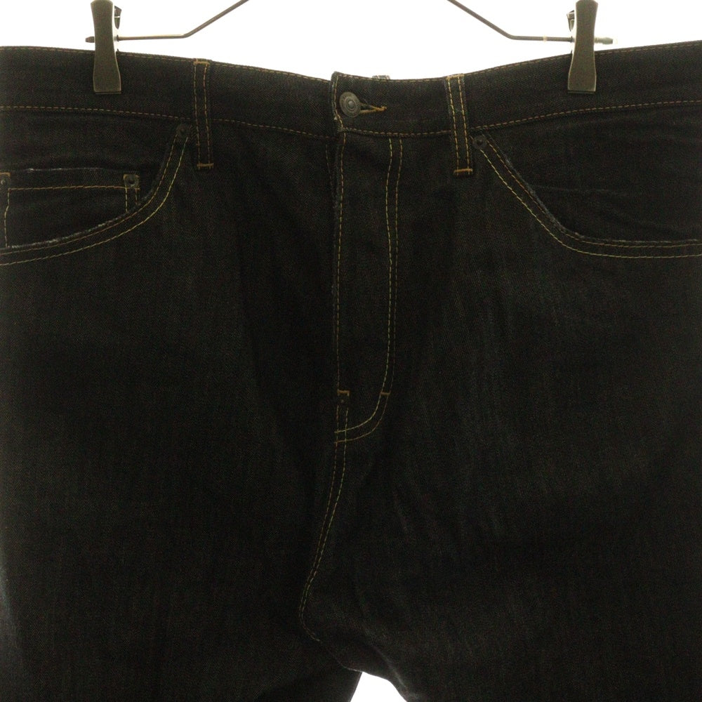 DSQUARED2(ディースクエアード) ロールアップデザイン ボタンフライ ストレートデニムパンツ インディゴ 71LA079530400