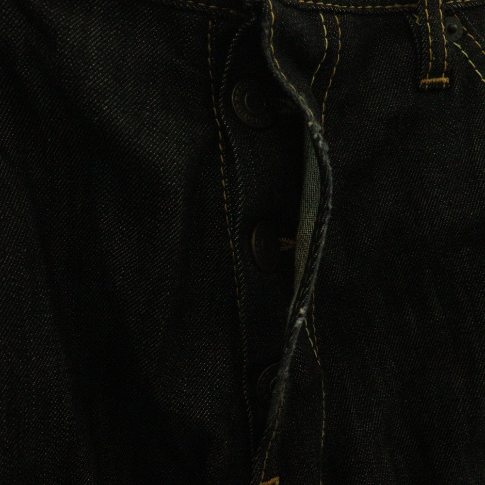 DSQUARED2(ディースクエアード) ロールアップデザイン ボタンフライ ストレートデニムパンツ インディゴ 71LA079530400