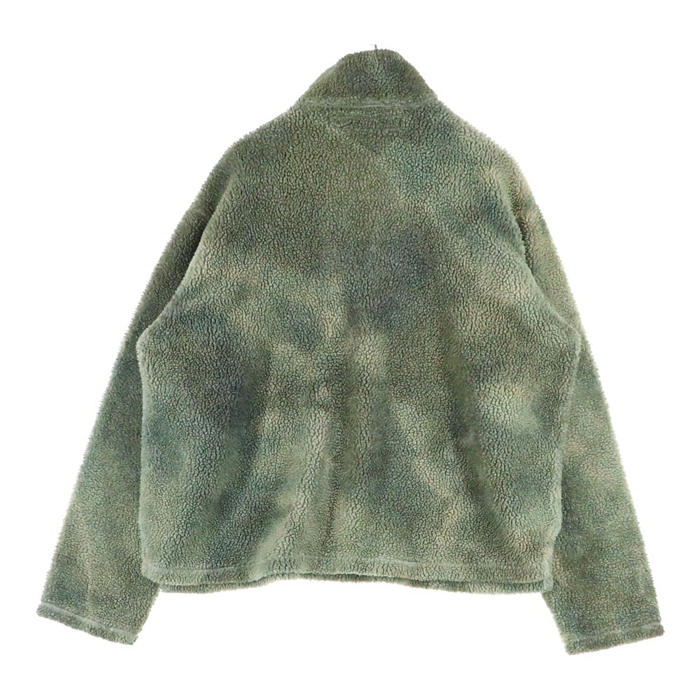 CACTUS PLANT FLEAMARKET CPFM(カクタス プラント フリーマーケット シーピーエフエム) SWAMP COWBOY PULLOVER FLEECE スワンプ カウボーイプルオーバーフリース ボアブルゾン グリーン