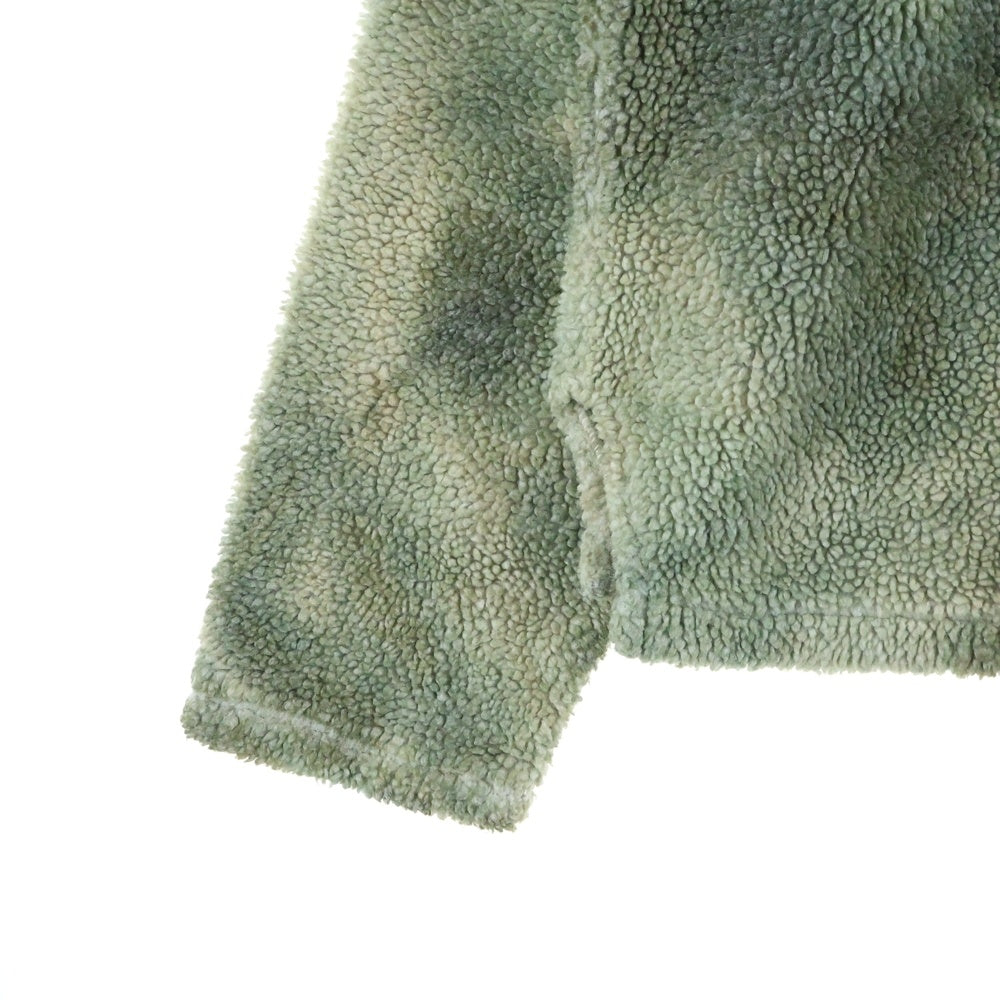 CACTUS PLANT FLEAMARKET CPFM(カクタス プラント フリーマーケット シーピーエフエム) SWAMP COWBOY PULLOVER FLEECE スワンプ カウボーイプルオーバーフリース ボアブルゾン グリーン