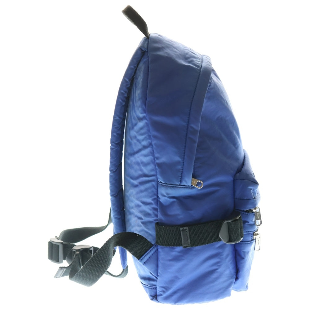 A.P.C(アーペーセー) ×CARHARTT WIP カーハート マルチポケット ロゴデザインパッチ バックパック リュックサック ブルー