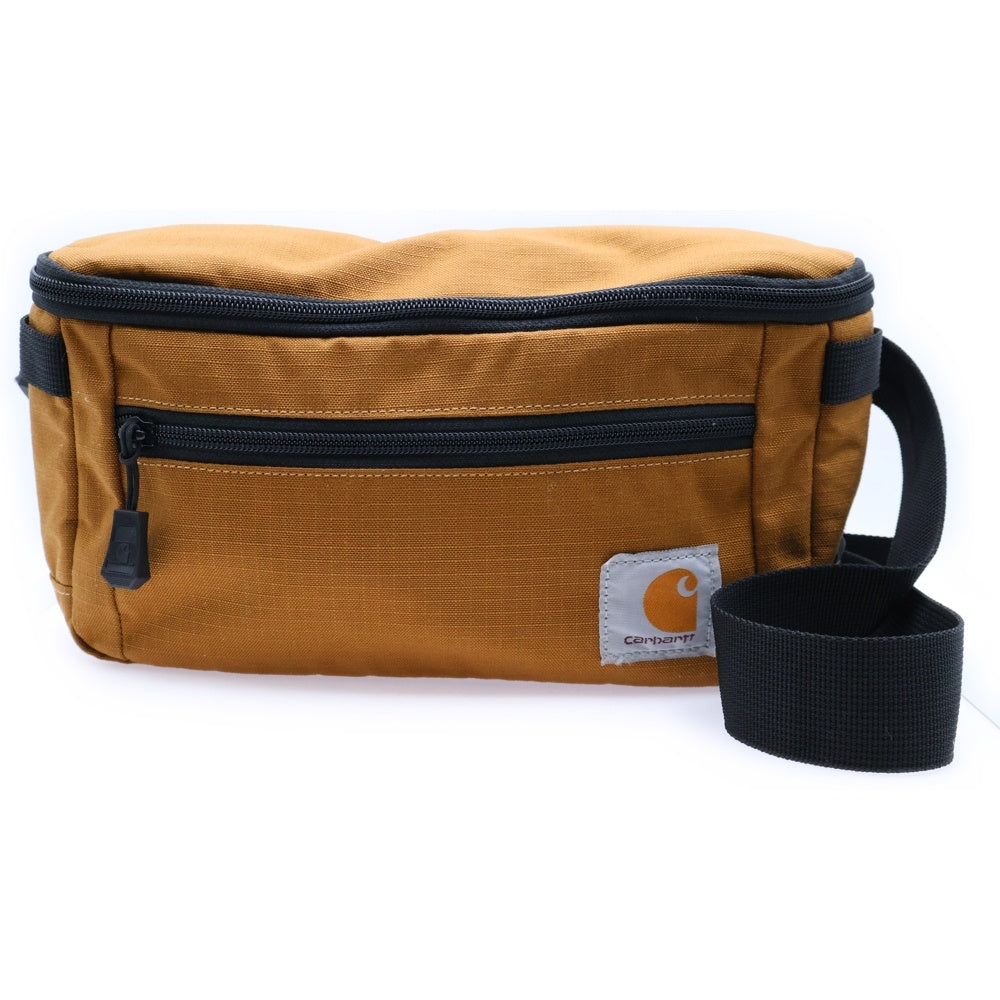 CARHARTT(カーハート) CARGO HIP PACK BAG カーゴ マルチポケット ロゴデザイン ヒップ バック ブラウン 8204-S126240