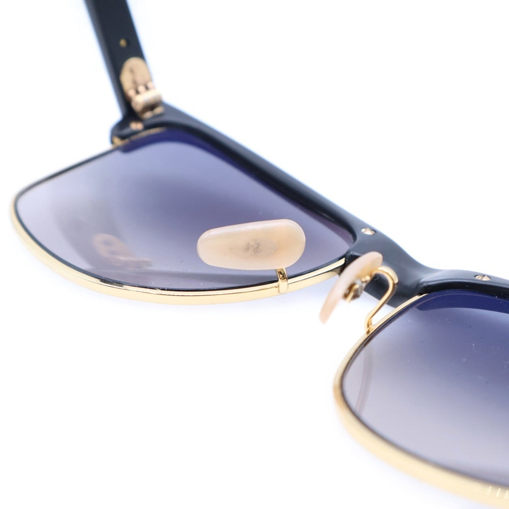 Ray Ban(レイバン) CLUBMASTER OVERSIZED クラブマスター オーバーサイズ スクエアフレーム カラーレンズ サングラス ブラック/ゴールド RB4175