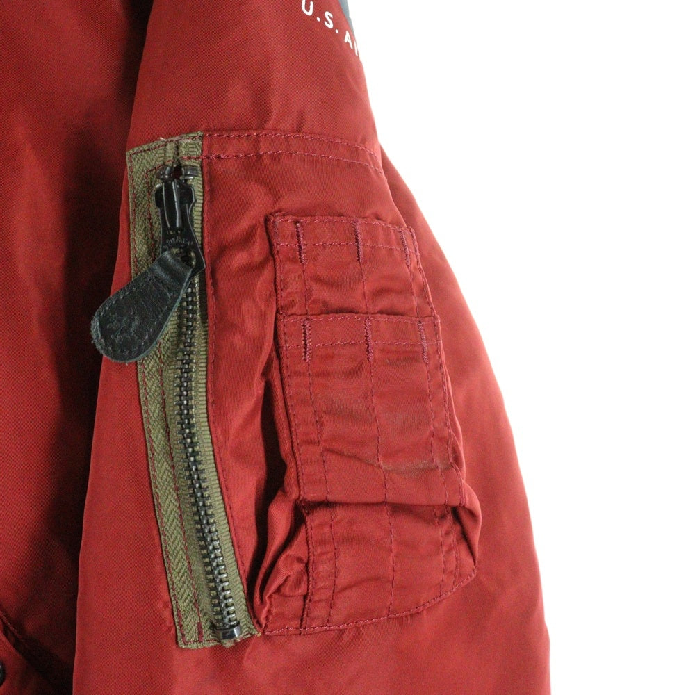 TEDMAN　TED COMPANY(テッドマン テッドカンパニー) MA-1 爆撃航空部隊 PILOT TEDMAN ジップアップ フライトジャケット レッド TMA-510