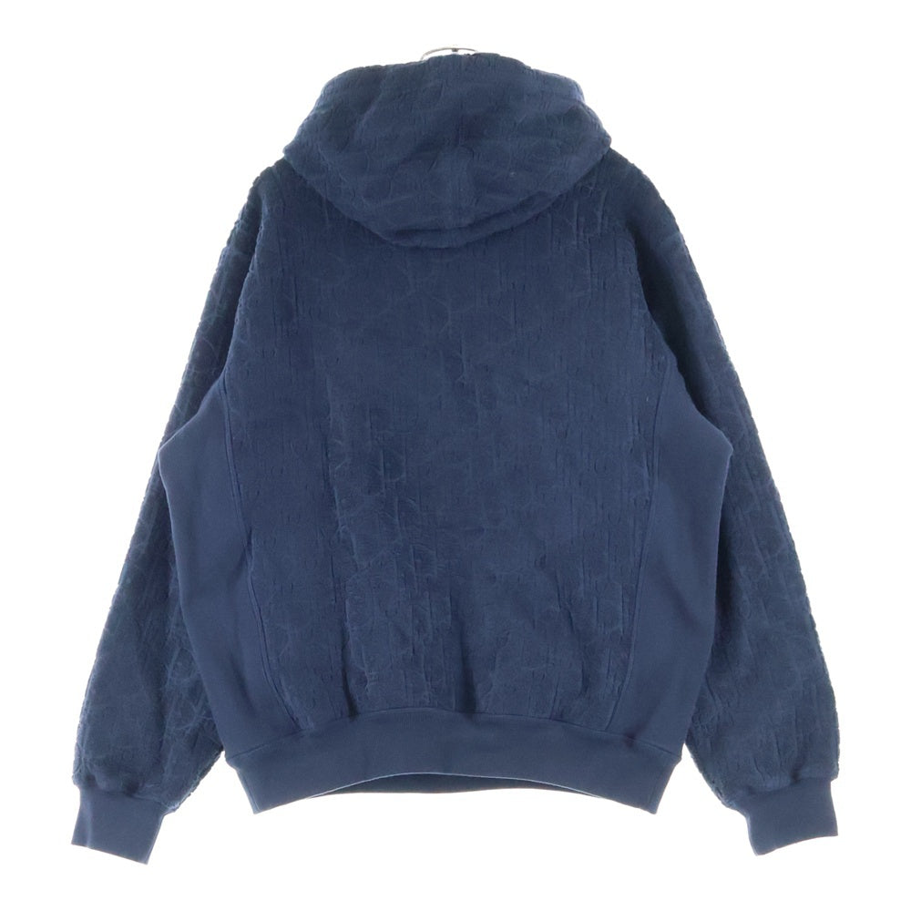 DIOR(ディオール) TERRY OBLIQUE COTTON HOODIE テリー オブリーク コットン フーデッド パーカー スウェット ネイビー 113J631A0684