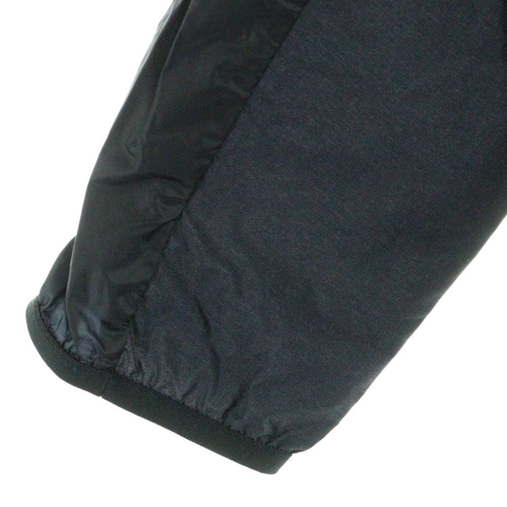 MONCLER(モンクレール) 21SS HUIT GIUBBOTTO ユイット ジュボット フロントロゴデザイン ダブルポケット ジップアップ フーデッド ナイロンジャケット ブラック G10911B10700