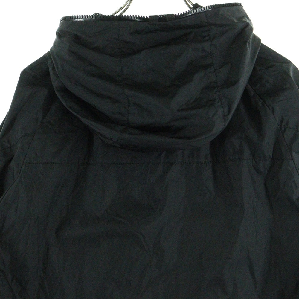 MONCLER(モンクレール) 22AW BESAR ベサー アームロゴデザイン ダブルポケット ジップアップ フーデッド ナイロンジャケット ブラック H20911A00189