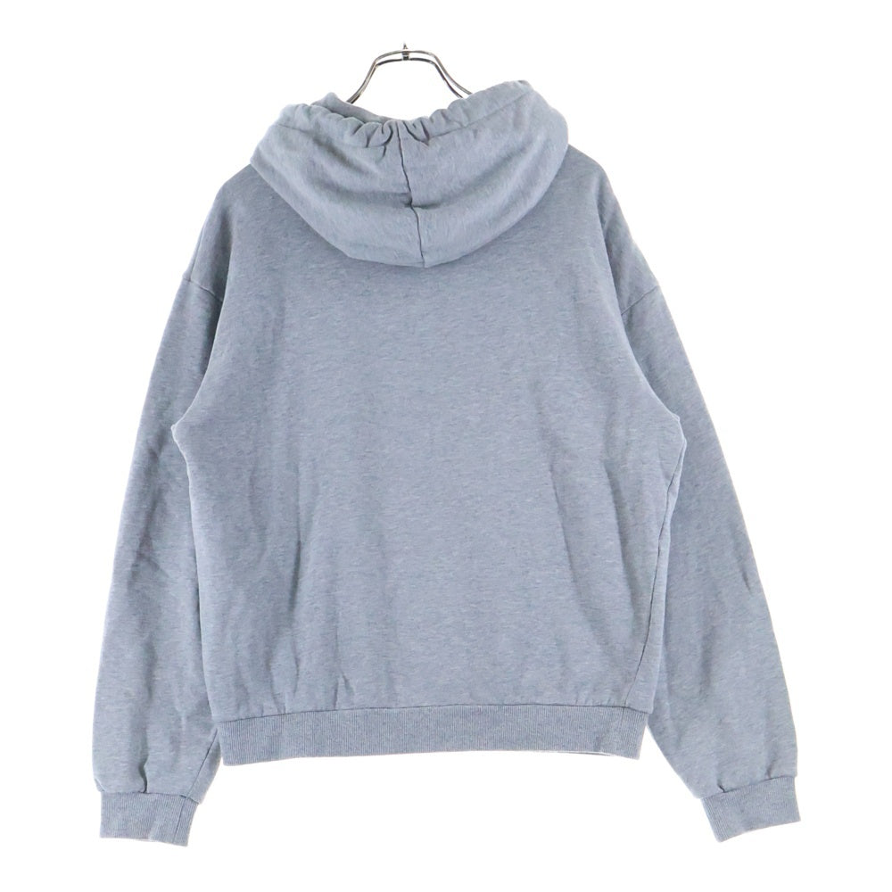 CELINE(セリーヌ) HOODIE IN COTTON FLEECE フロントロゴデザイン カンガルーポケット フーデッド スウェット パーカー グレー 2Y321670Q