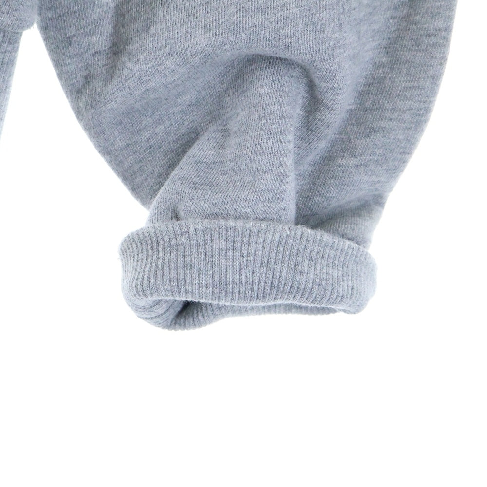 CELINE(セリーヌ) HOODIE IN COTTON FLEECE フロントロゴデザイン カンガルーポケット フーデッド スウェット パーカー グレー 2Y321670Q