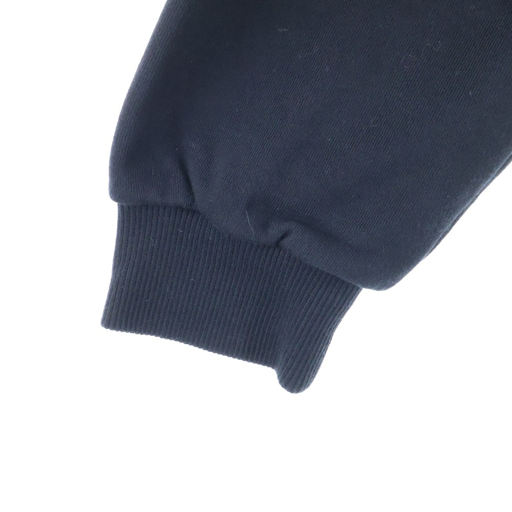 CELINE(セリーヌ) 21AW LOOSE SWEATSHIRT IN COTTON FLEECE ドローコード プルオーバー フーデッド スウェット パーカー ブラック 2Y468670Q