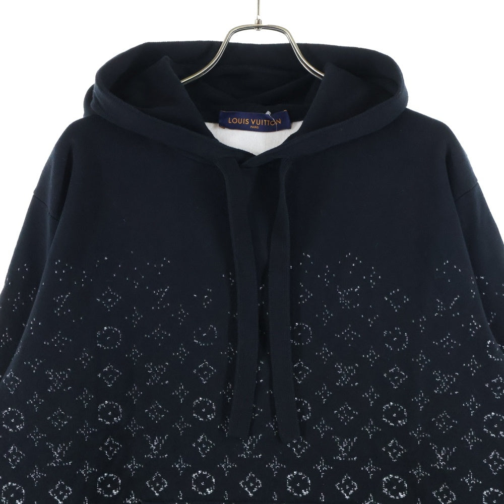 LOUIS VUITTON(ルイヴィトン) 22AWモノグラムグラディエント プルオーバー ニットパーカ ブラック RM222Q USO HNN45W