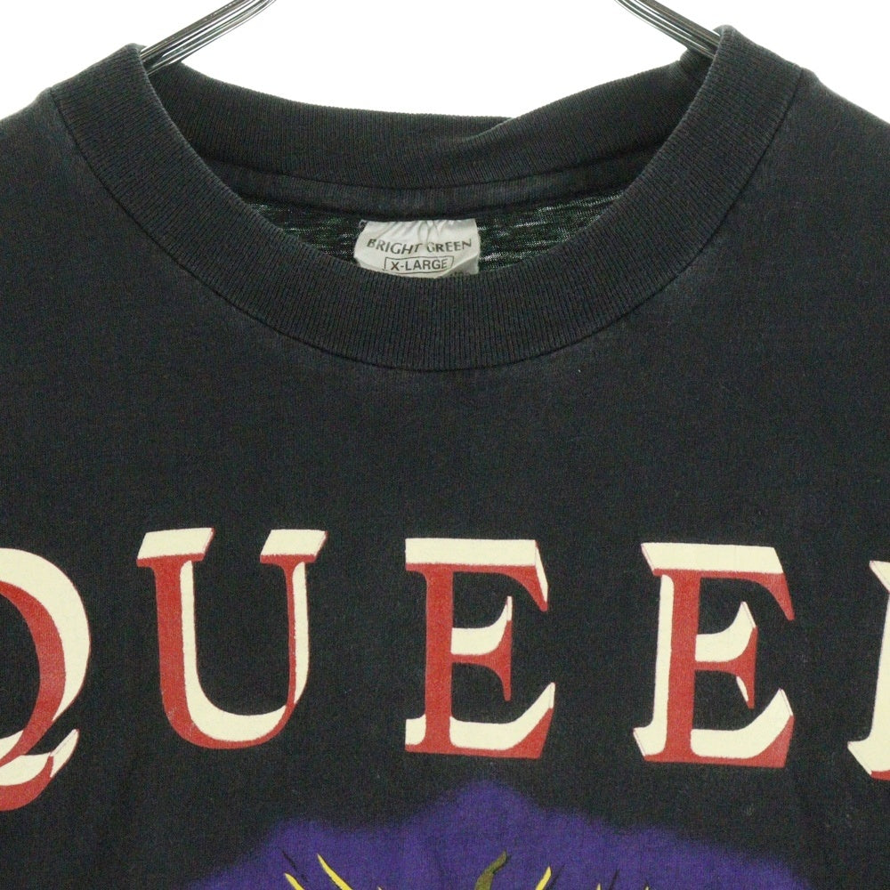 VINTAGE(ヴィンテージ) 90S QUEEN INNUENDO クイーン イニュエンドウ プリント クルーネック 半袖Tシャツ カットソー ブラック