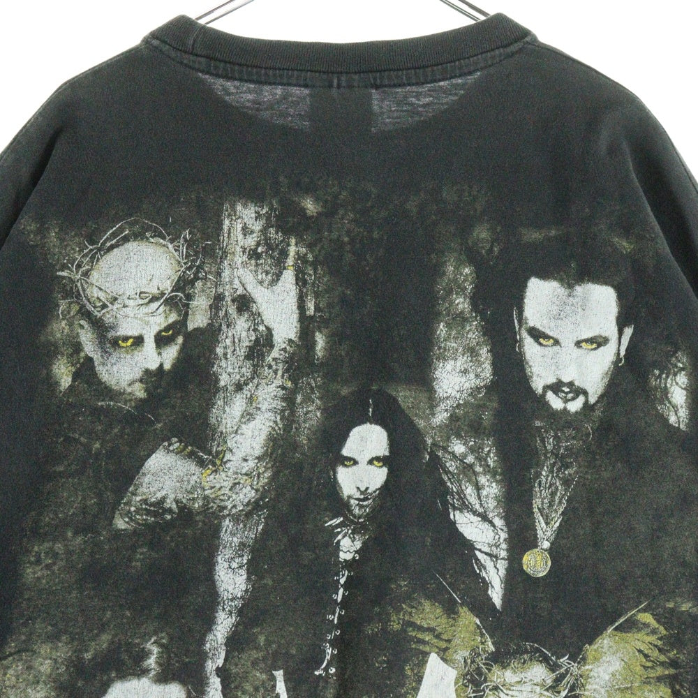 VINTAGE(ヴィンテージ) 90S VINTAGE CRADLE OF FIFTH クレイドルオブフィフス バンド プリント 半袖Tシャツ カットソー ブラック