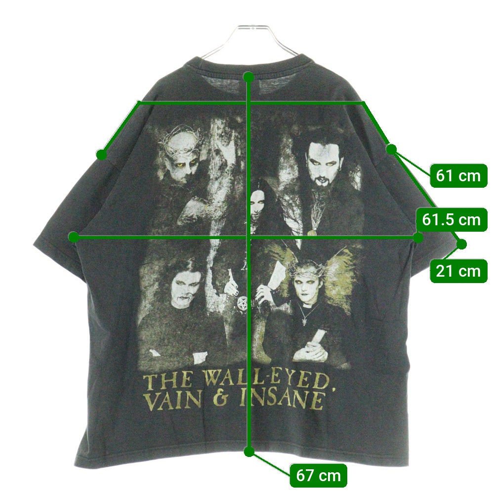 VINTAGE(ヴィンテージ) 90S VINTAGE CRADLE OF FIFTH クレイドルオブフィフス バンド プリント 半袖Tシャツ カットソー ブラック