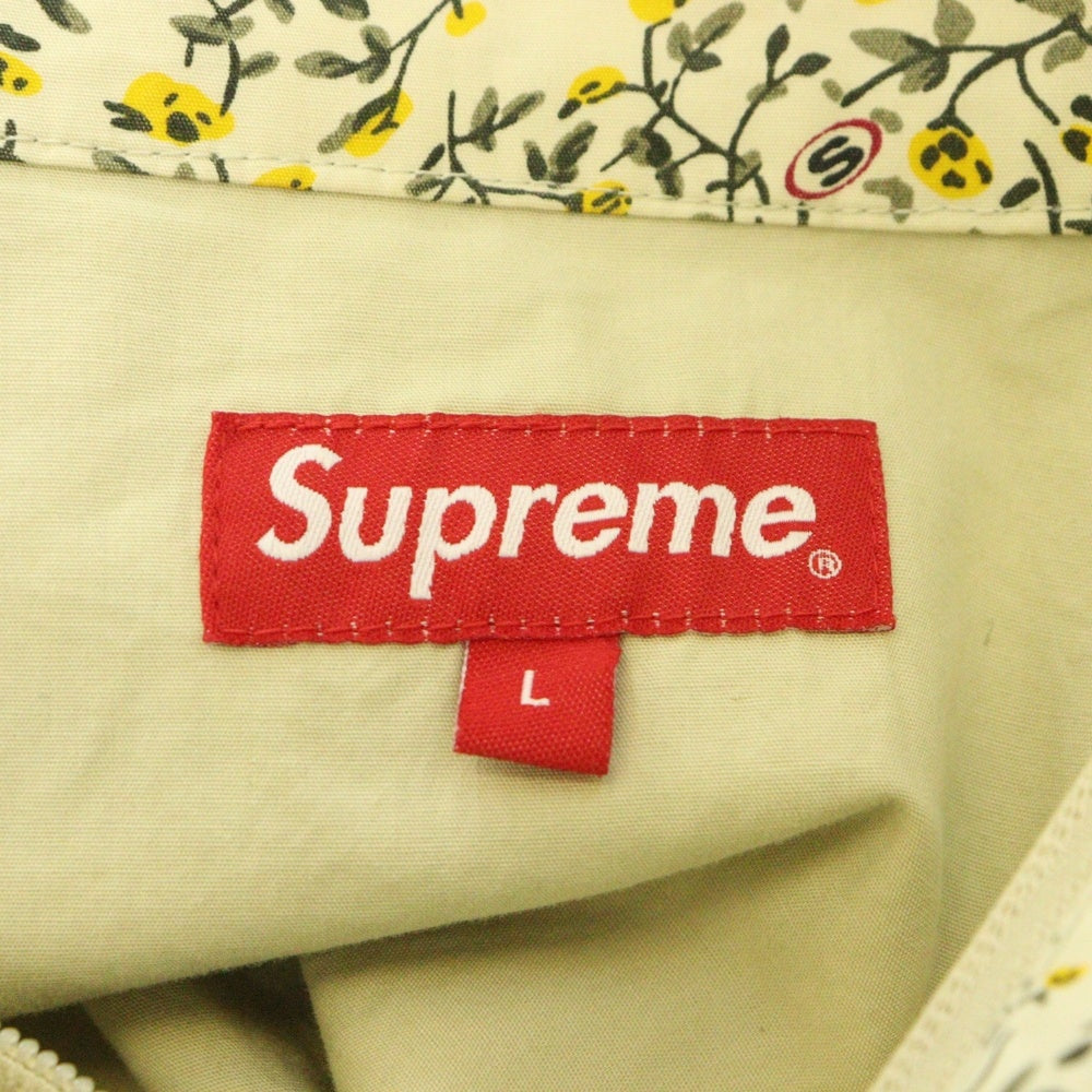 SUPREME(シュプリーム) 23SS Raglan Utility Jacket Floral ラグラン ユーティリティ ジャケット フローラル 総柄 イエロー