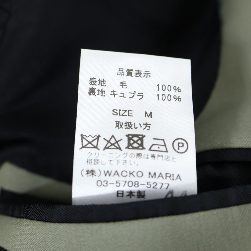 WACKO MARIA(ワコマリア) 24SS ×DORMEUIL SINGLE BREASTED JACKET PLEATED TROUSERS 24SS-WMO-SU02/24SS-WMP-TR05