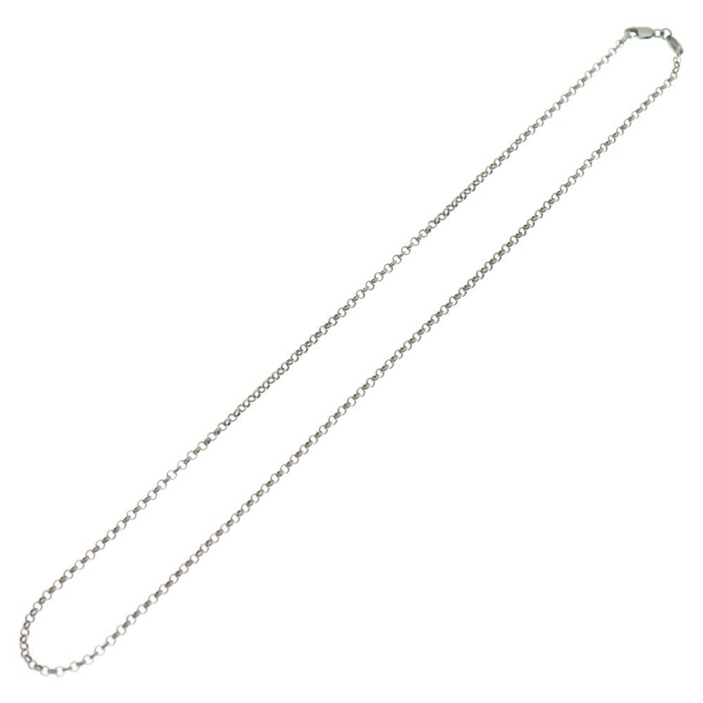 CHROME HEARTS(クロムハーツ) NECKCHAIN R18 ロールチェーンネックレス 18inch シルバー BCA083