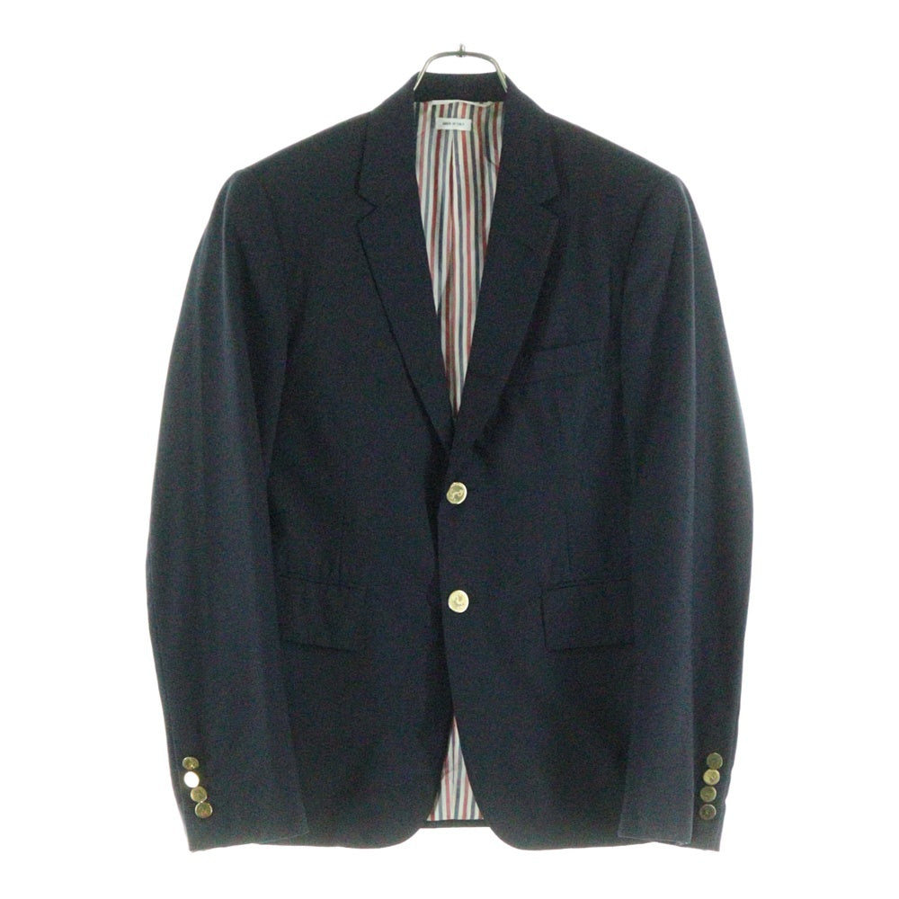 THOM BROWNE(トムブラウン) ゴールドボタン ノッチドラペル 3B テーラードジャケット ネイビー MJC001A-00889415