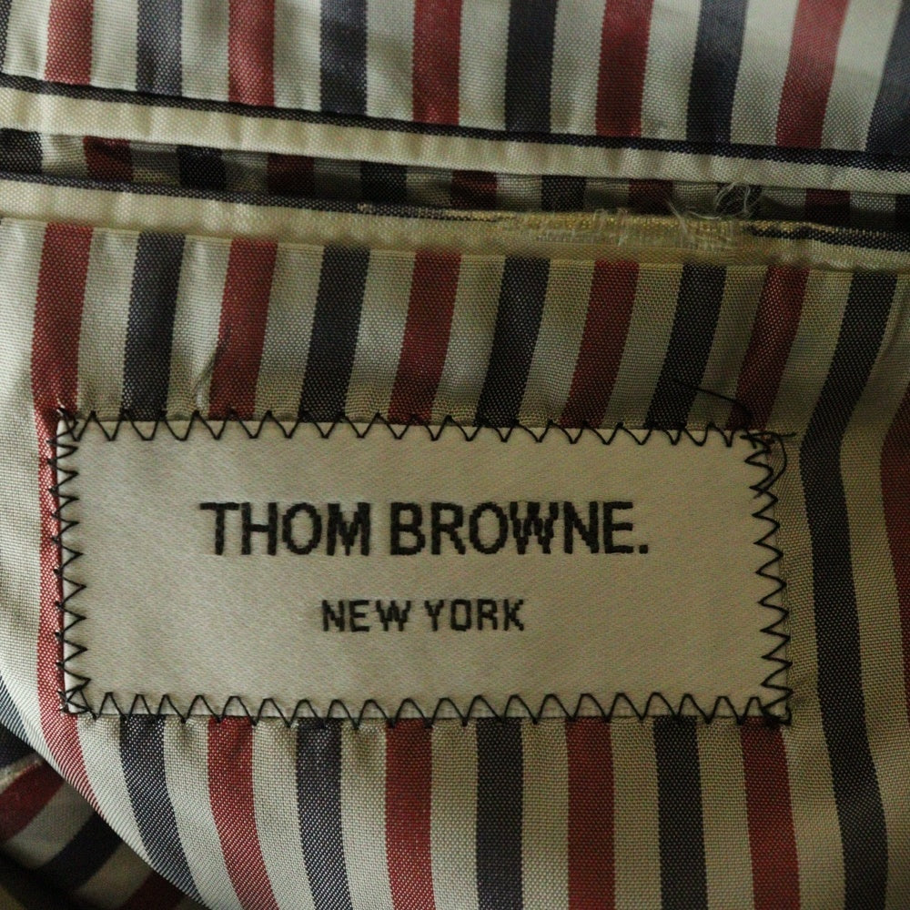 THOM BROWNE(トムブラウン) ゴールドボタン ノッチドラペル 3B テーラードジャケット ネイビー MJC001A-00889415