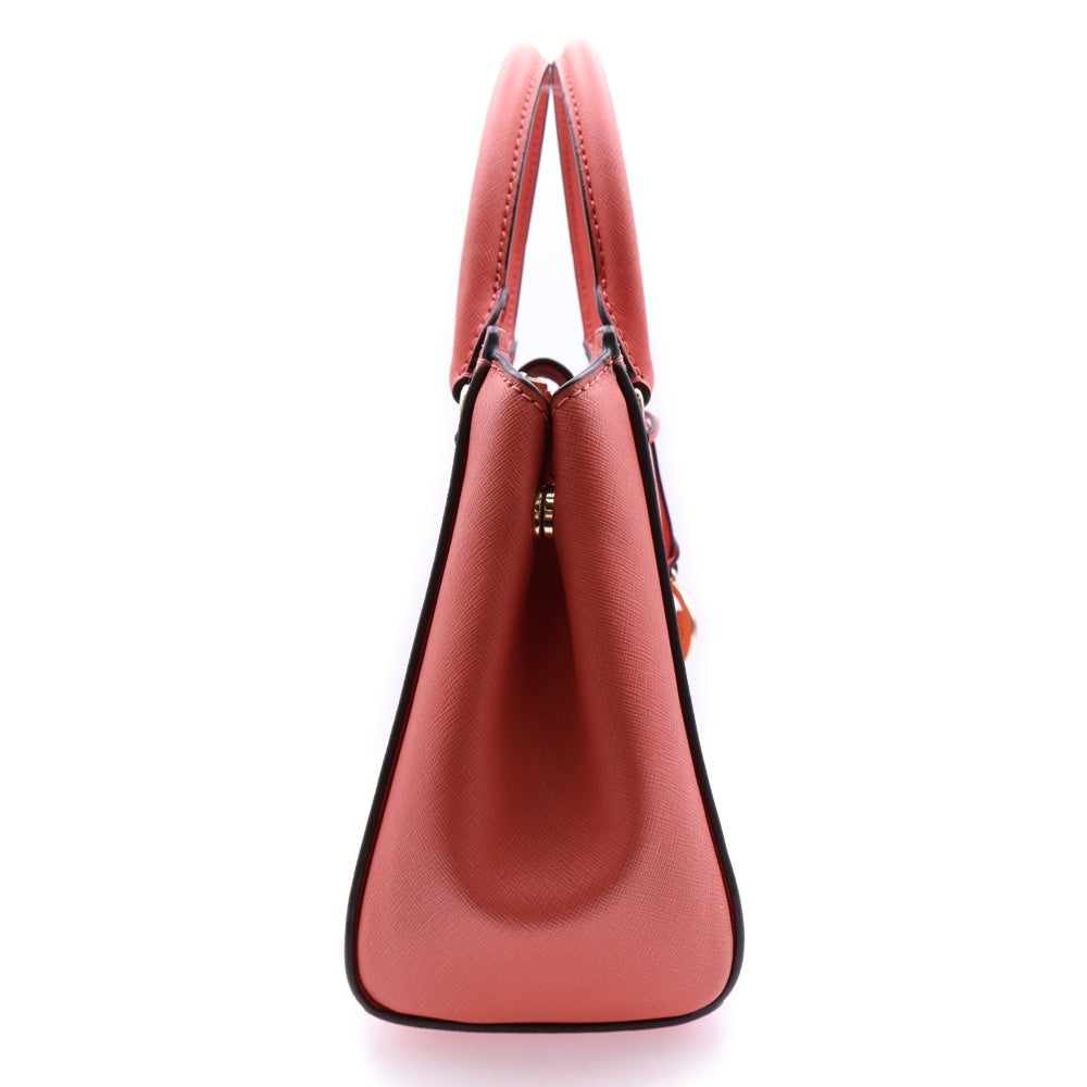 MICHAEL KORS(マイケルコース) 2WAY レザー ハンド ショルダー バッグ オレンジ レディース