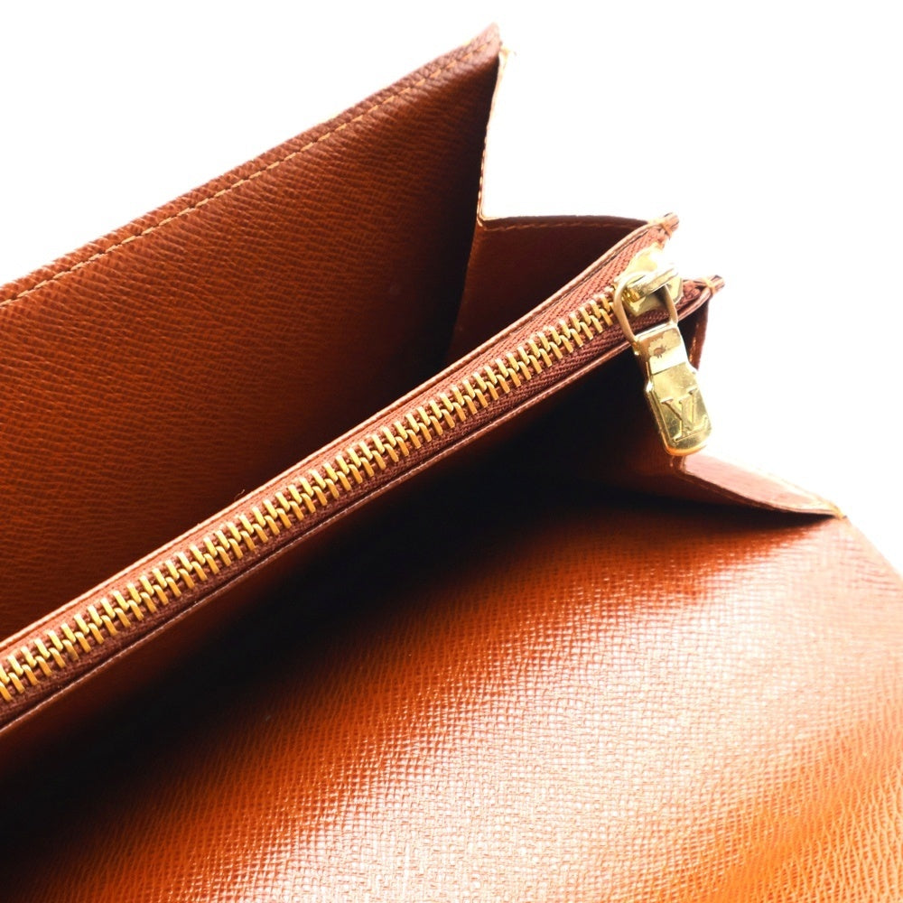 LOUIS VUITTON(ルイヴィトン) ポシェット ポルト モネ クレディ PVCレザー ロングウォレット 財布 ブラウン M61725 TH1003