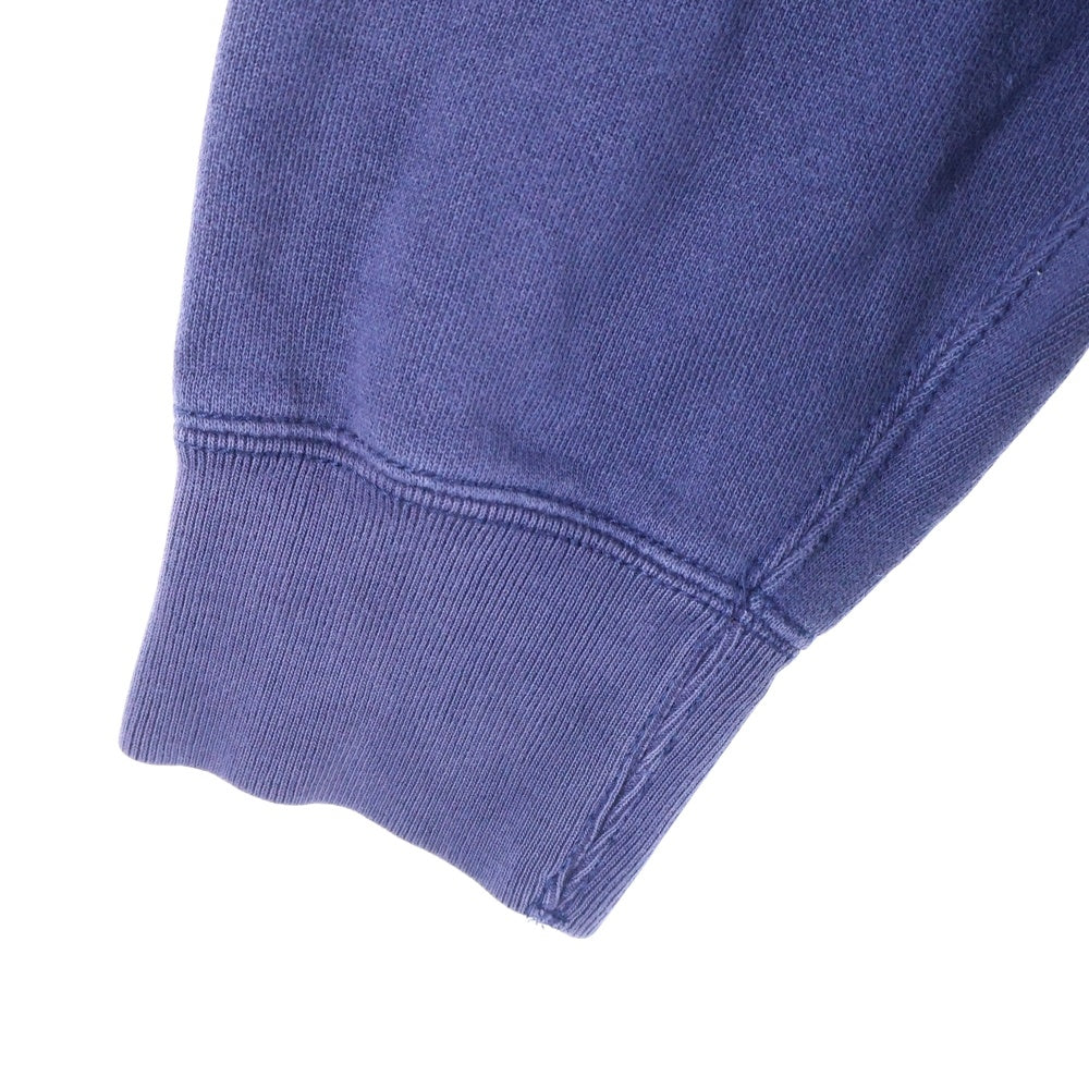 POLO RALPH LAUREN(ポロラルフローレン) 中国製 スモールポニー刺繍 コットンポリ Vガゼット スウェット トレーナー ネイビー