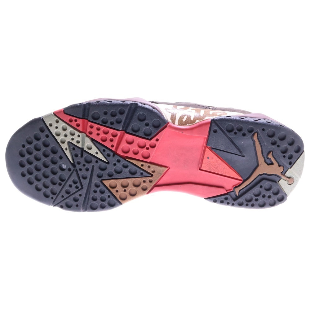 NIKE(ナイキ) ×PATTA AIR JORDAN 7 OG BROWN パタ エアジョーダン7 ハイカットスニーカー ブラウン US8/26cm AT3375-200