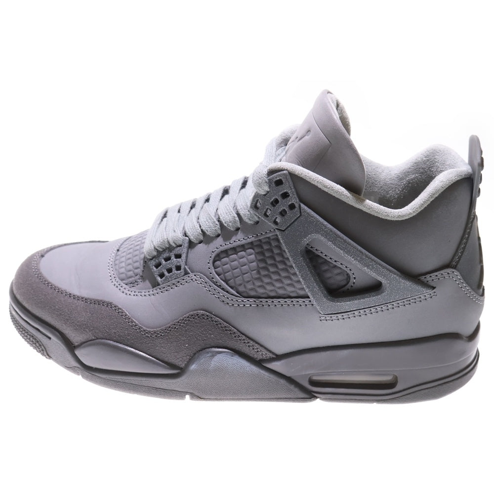 NIKE(ナイキ) AIR JORDAN 4 RETRO SE WET CEMENT エアジョーダン4 レトロ ウェットセメント ハイカットスニーカー グレー US8/26cm FQ7928-001