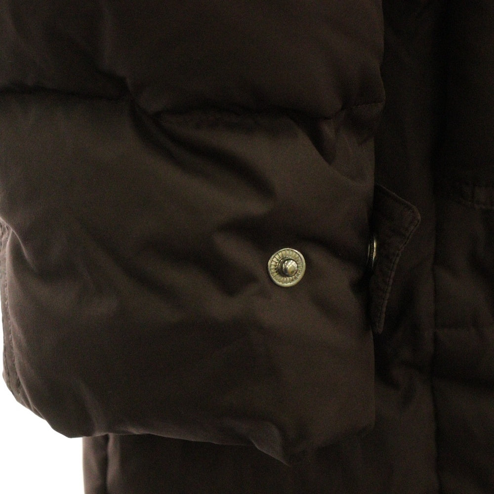 Eddie Bauer(エディバウワー) ファーフーデッド ダウンロングコート ジャケット レディース パープル 23312097