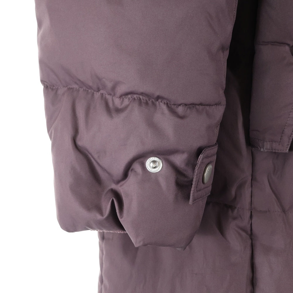 Eddie Bauer(エディバウワー) ファーフーデッド ダウンロングコート ジャケット レディース パープル 23312097