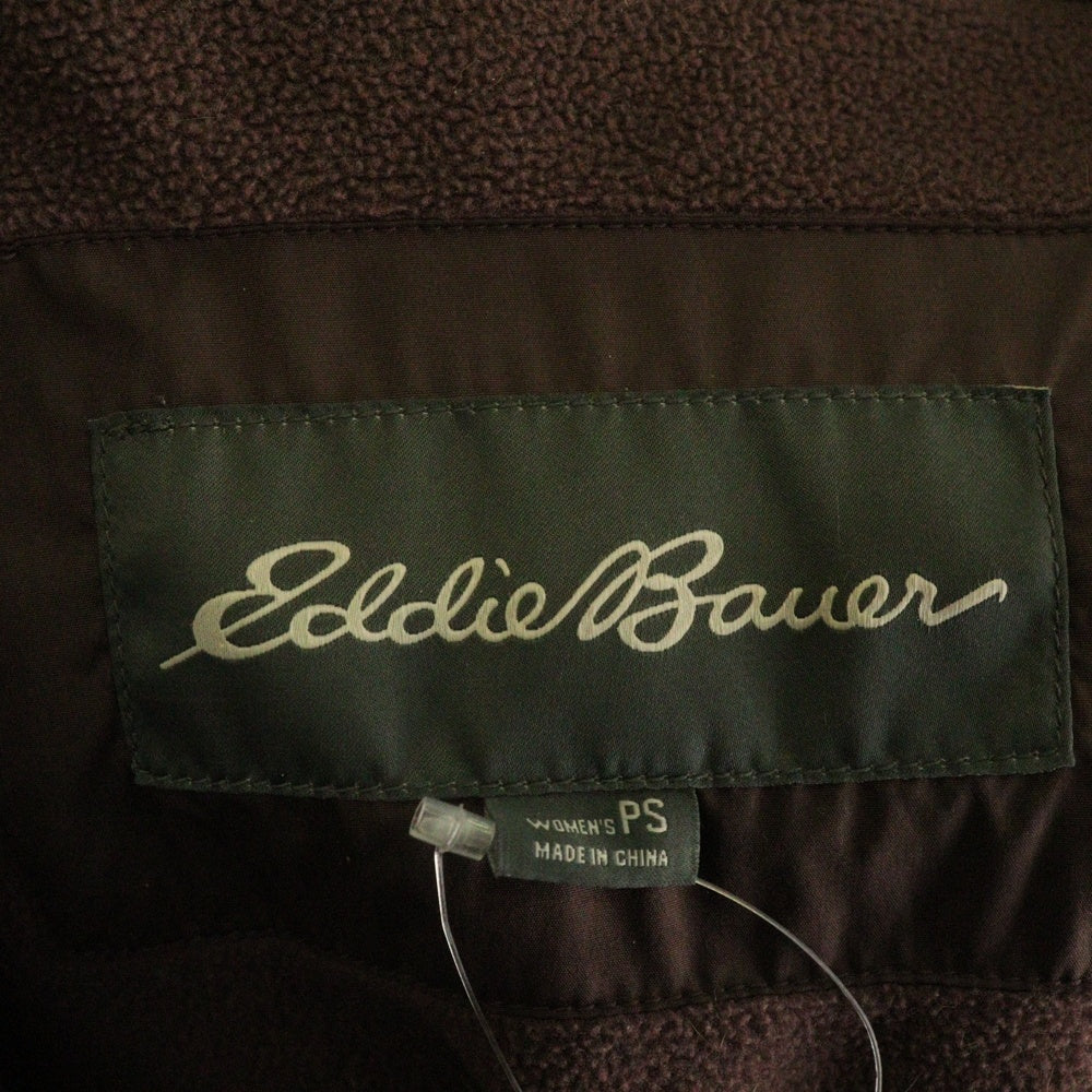 Eddie Bauer(エディバウワー) ファーフーデッド ダウンロングコート ジャケット レディース パープル 23312097