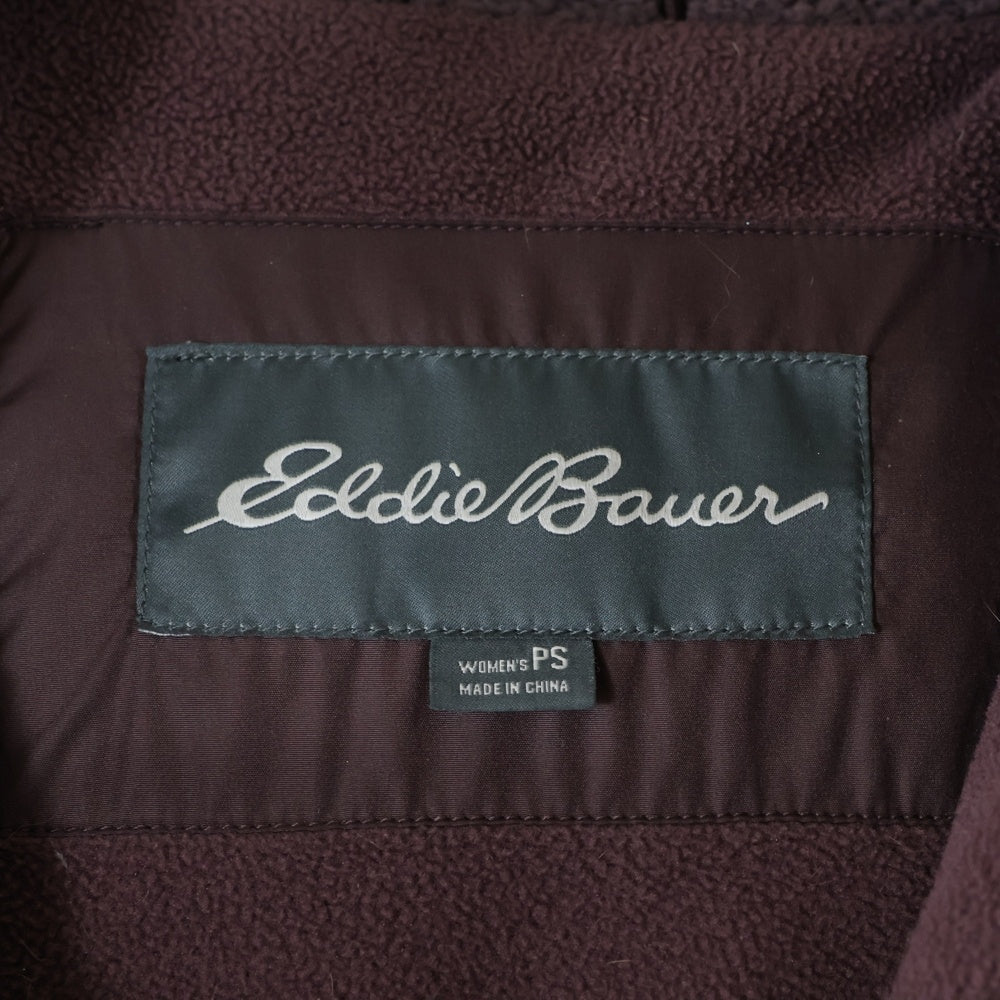 Eddie Bauer(エディバウワー) ファーフーデッド ダウンロングコート ジャケット レディース パープル 23312097